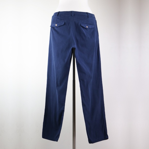 Zara Tapered Chino Trouser Gingham Pant Sz 8 - Picture 3 of 6